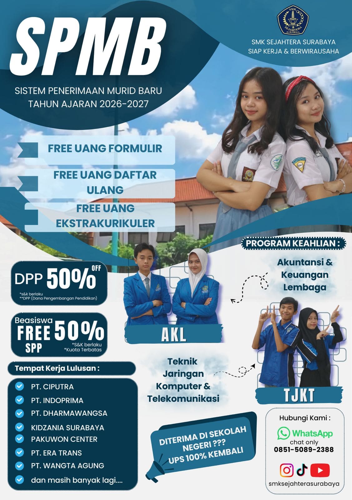 Sistem Penerimaan Murid Baru Tahun Pelajaran 2026-2027 Dibuka!